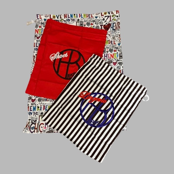 🆕 Henri Bendel Set of 3 Travel Pouches Condition: Excellent - Picture 11 of 11